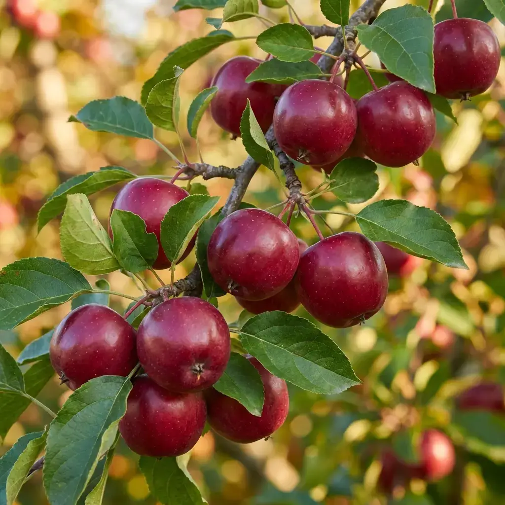 Яблука Аморет на гілці